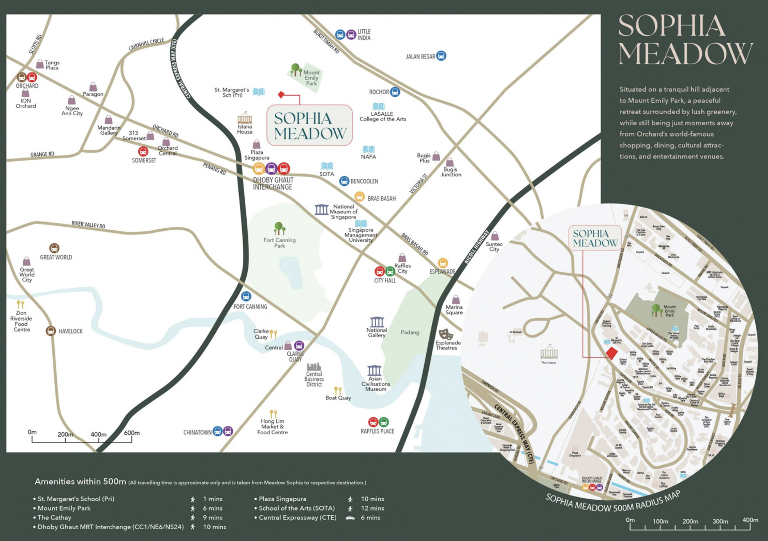 Sophia Meadow Location Map